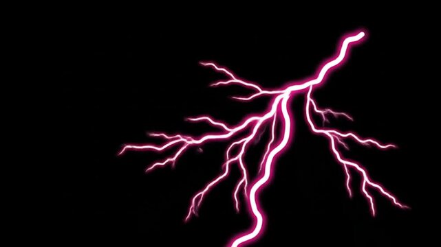 Pink lightning design