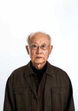 Asian senior techer photo face photography.