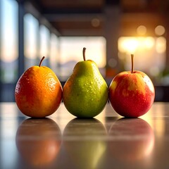 Fresh fruit on a table