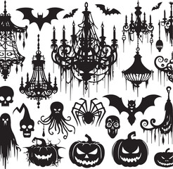Halloween Silhouettes Icons