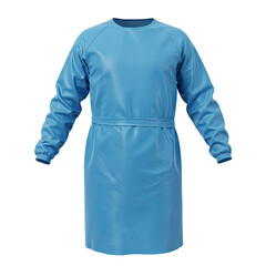 surgical gown on white background