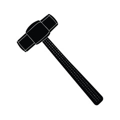 Zoo Keeper element isolated hammer on white background