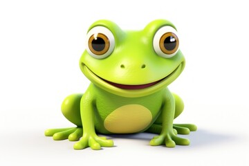 Obraz premium Frog amphibian wildlife cartoon.