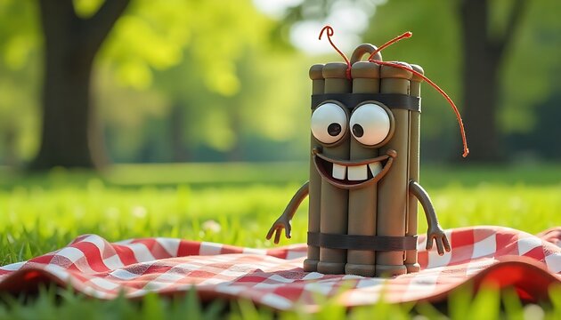 Cheerful cartoon fish swimming together with bright colors, perfect for children's books, playful designs, and aquatic themes