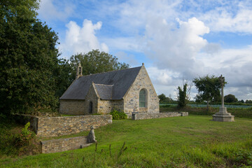 Fototapeta premium Chapelle à Plouguiel en Bretagne