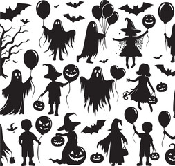 Halloween Silhouettes Icons