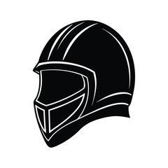 Zoo Keeper element isolated helmet on white background