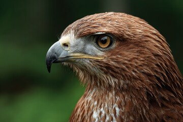 Fototapeta premium Close-up profile of a hawk (2)