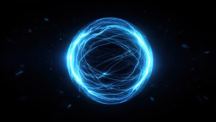 Obraz premium Abstract glowing sphere