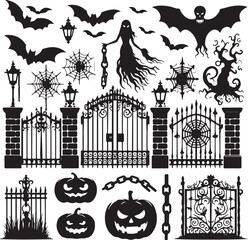 Halloween Silhouettes Icons