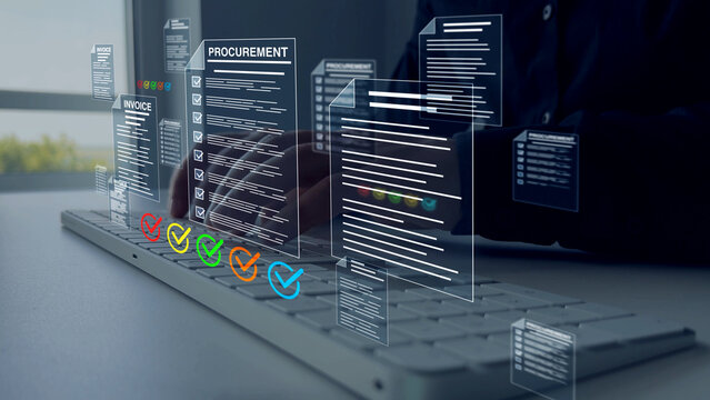 Procurement workflow documentation and efficiency in acquiring services. Includes contracts, purchase orders, bids,compliance records, helping organizations track costs.B2B purchase management.	
