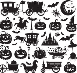 Halloween Silhouettes Icons