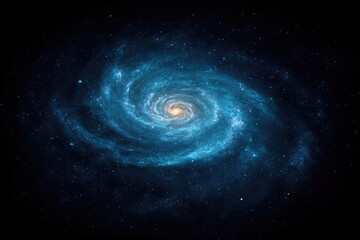 Obraz premium Spiral galaxy in deep space (10)