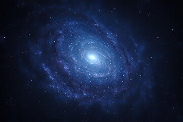 Obraz premium Spiral galaxy in deep space (12)