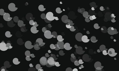 Abstract grey shapes create a dark and minimalist geometric design