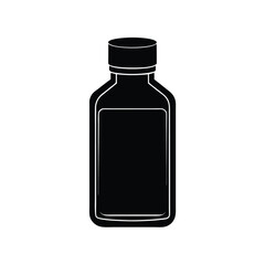 Zoo Keeper element isolated medicine bottle on white background