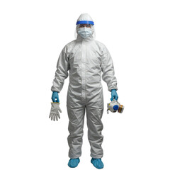 PPE Kit on white background