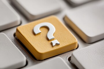 Close-up of a question mark key on a computer keyboard (1)