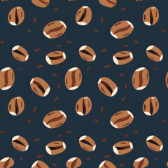 Seamless coffee pattern