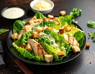 Hähnchen-Caesar-Salat