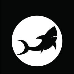 silhouette of a fish