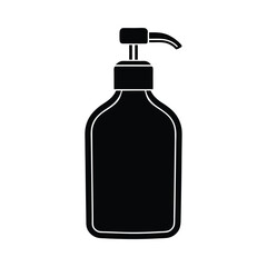 Zoo Keeper element isolated sanitizer bottle on white background