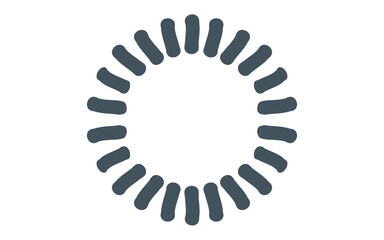 Abstract Loading or Spinner or Spiral Icon