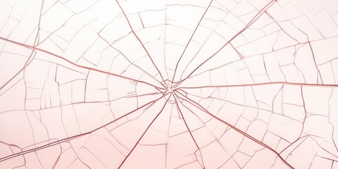 Obraz premium Cracked glass fracture patterns abstract art photographic detail minimalist style close-up view visual design concept
