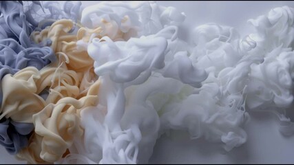 An abstract wash of color mimicking a watercolor technique