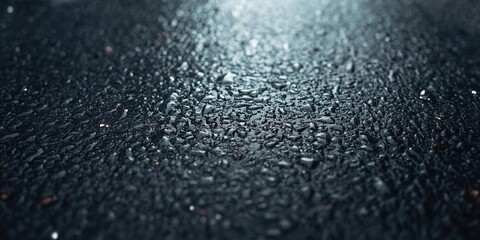 Rainy day reflections on wet pavement urban setting close-up shot moody atmosphere