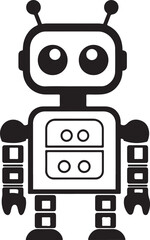 Fototapeta premium Robot Silhouette