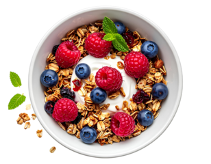 muesli with berries