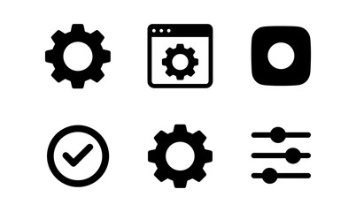 Essential user interface vector icons set for web and app design