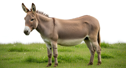 Fototapeta premium foal on a green grass