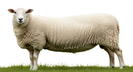 Obraz premium sheep isolated on white background