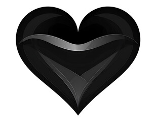 heart of black and white