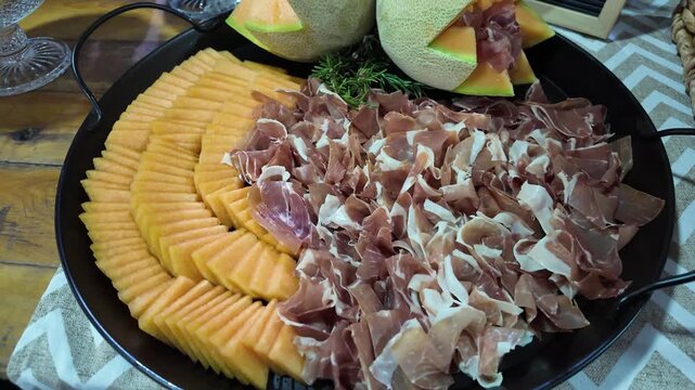 Gourmet Cheese and Crackers Platter with Fresh Herbs