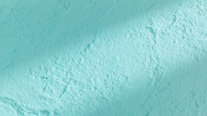 Abstract textured surface with subtle light and shadow interplay in varying shades of teal and aqua creating depth and visual interest for modern design.