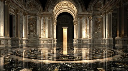 Fototapeta premium Grand hall interior architecture
