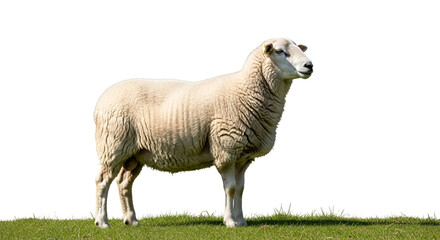 Fototapeta premium sheep on white background