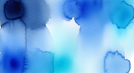 Delicate blue watercolor wash background, blending gradients of color