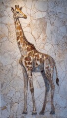 Giraffe Wall Art Decoration