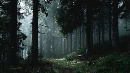 Fototapeta premium morning in the forest