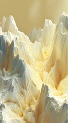 Abstract Mountain Landscape Scene