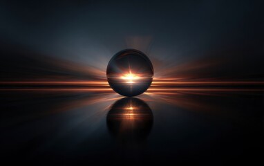 Light Sphere with Reflection