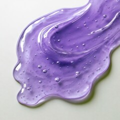 Purple Slime Gel Texture with Bubbles