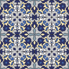 seamless mosaic geometric pattern