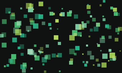 Abstract Green Yellow Square Bokeh Background texture