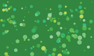 Green Background with Scattered Translucent Circles