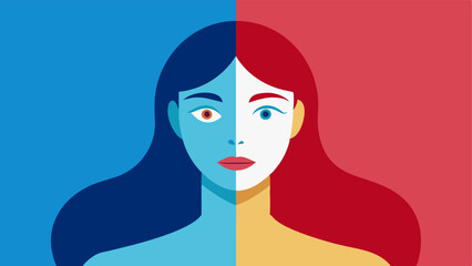 Before and After A split image showing a woman without a mask on one side and with an infrared face mask on the other highlighting bright and rejuvenated skin.